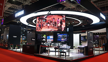 雅馬哈-上海展會展臺設計搭建案例