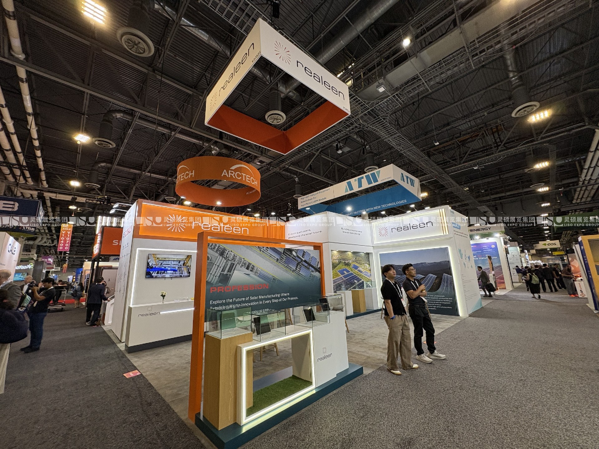 美國展臺設計搭建（太陽能展）