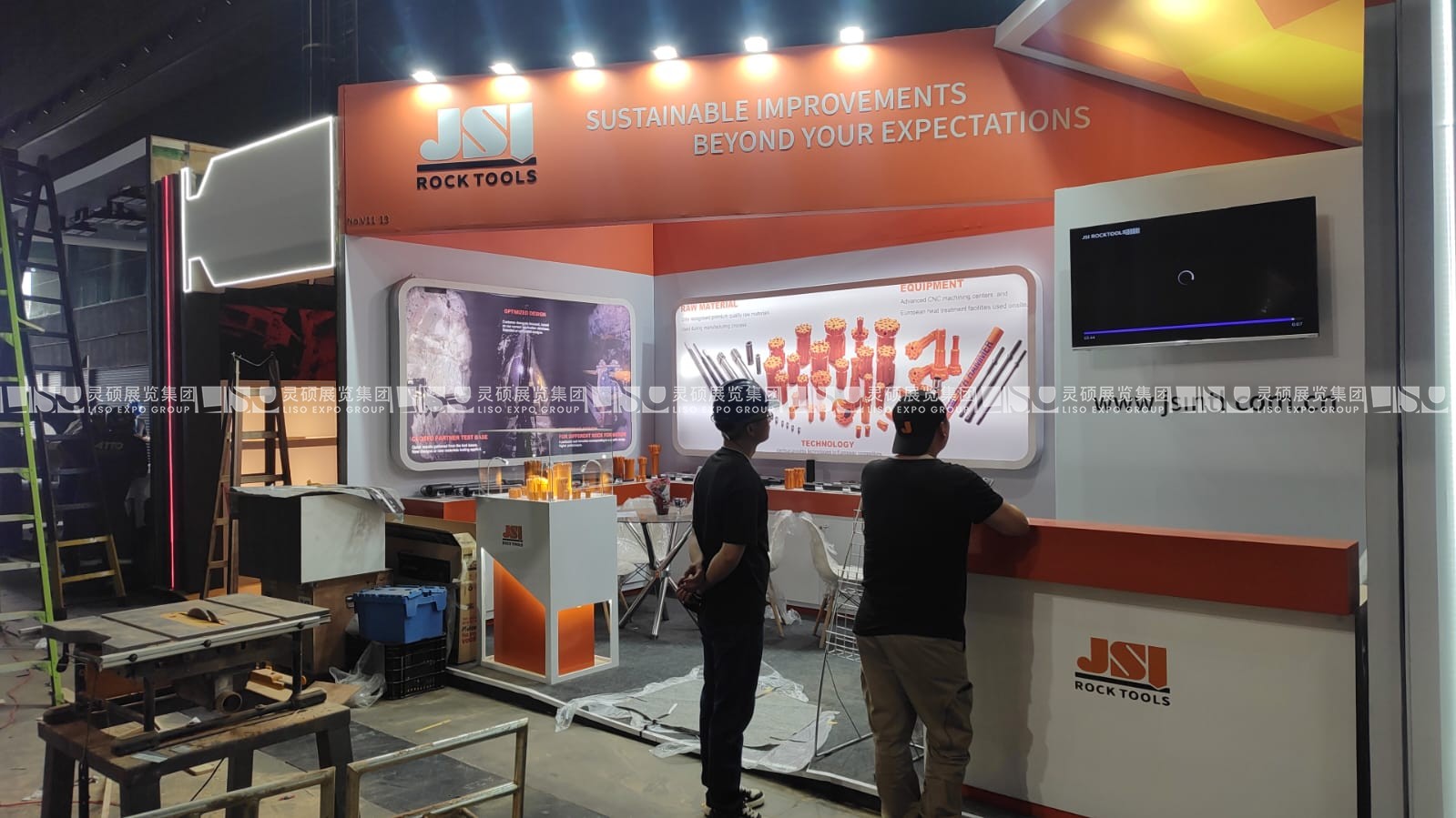 巴西貝洛礦業及礦山機械展覽會展臺搭建案例-捷盛